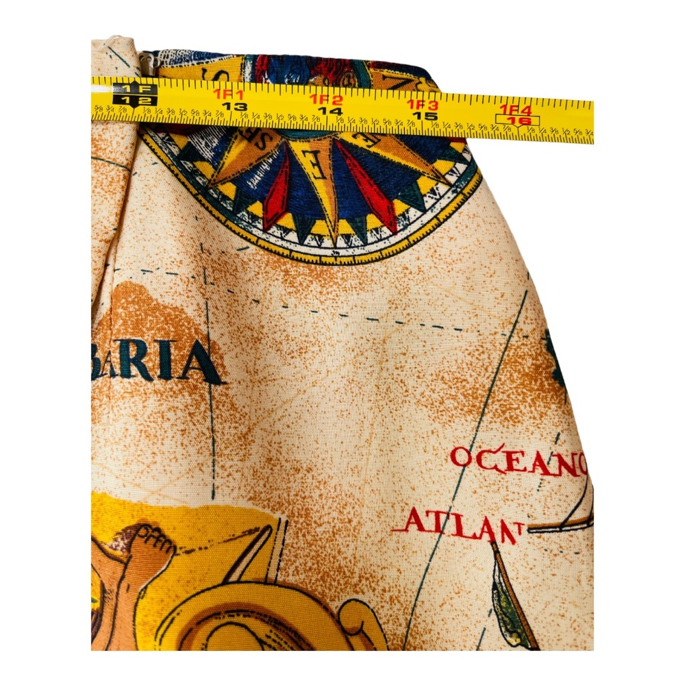 Vintage Women's Preston & York Vintage American Flag Map Nautical Wrap Straight - Picture 7 of 16